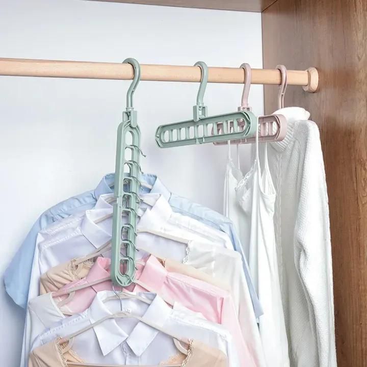 Multi-Port Cloth Hanger, 20 Pcs