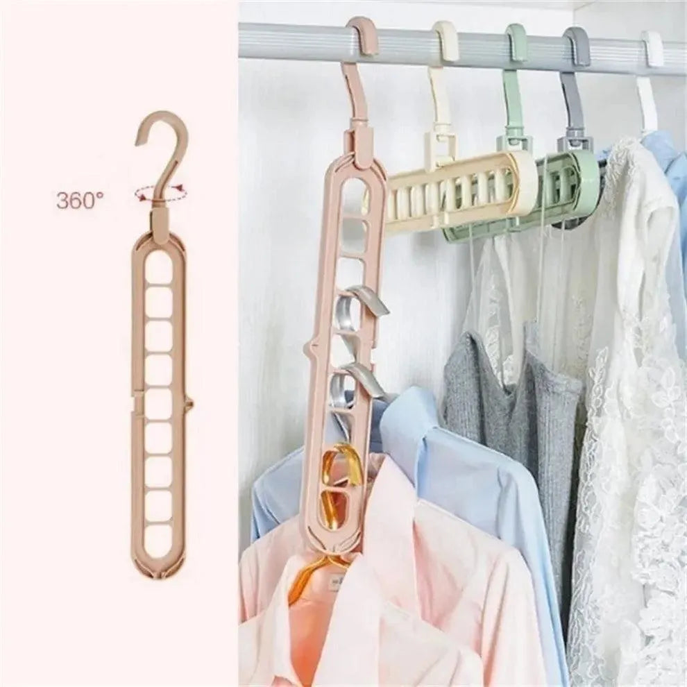 Multi-Port Cloth Hanger, 20 Pcs