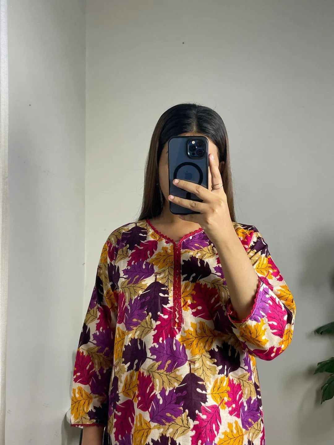 2 Pcs Women's Stitched Lawn Printed Shirt And Trouser